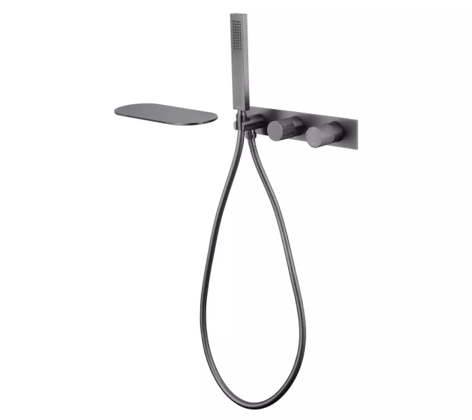 Смеситель ABBER Rund AF8731NG для ванны скрытого монтажа, никель, Выбрать цвет: Никель, изображение 2