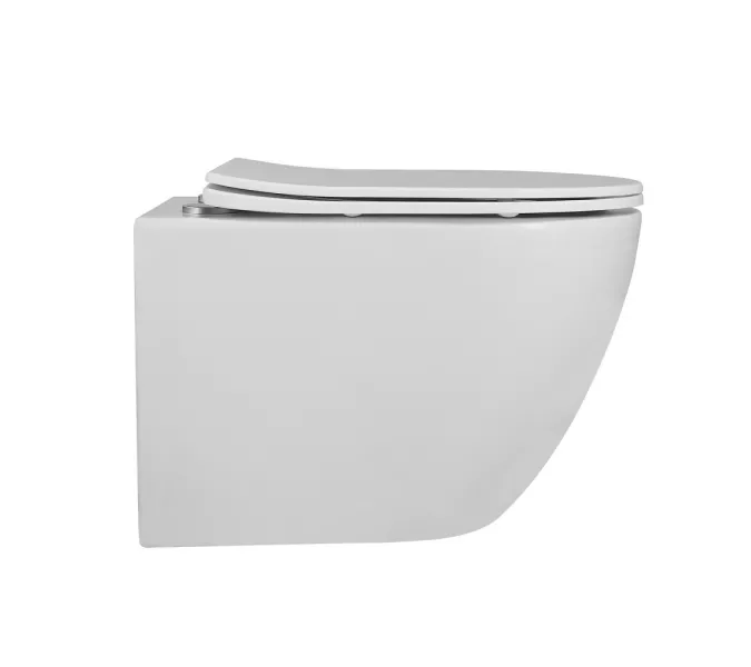 Унитаз ABBER Bequem AC1100MW подвесной белый матовый, безободковый, Выбрать цвет: Белый матовый, изображение 5