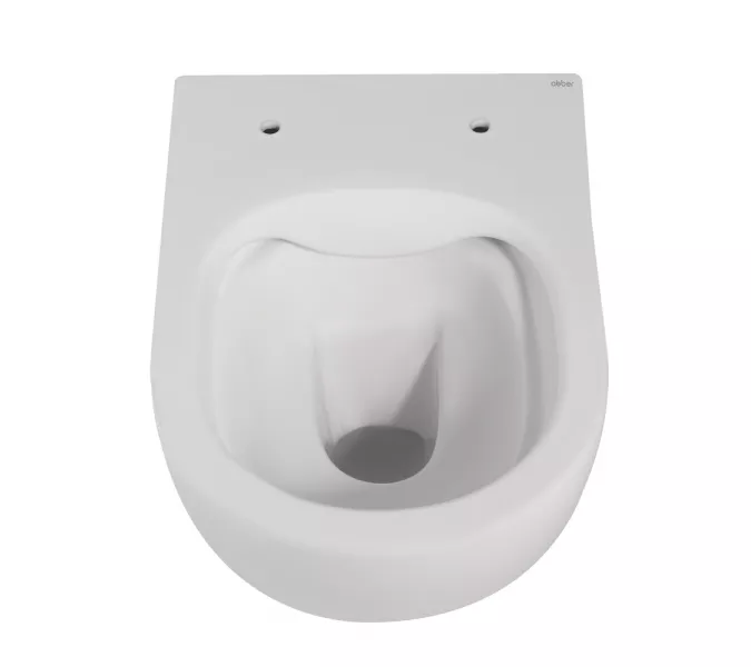 Унитаз ABBER Bequem AC1100MW подвесной белый матовый, безободковый, Выбрать цвет: Белый матовый, изображение 9