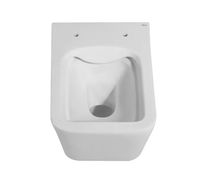 Унитаз ABBER Rechteck AC1201MW подвесной белый матовый, безободковый, Выбрать цвет: Белый матовый, изображение 8
