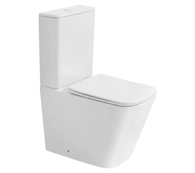 Унитаз ABBER Rechteck AC1210TMW компакт белый матовый, безободковый, смыв торнадо, Выбрать цвет: Белый матовый