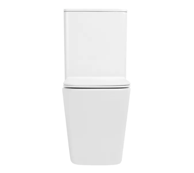 Унитаз ABBER Rechteck AC1210TMW компакт белый матовый, безободковый, смыв торнадо, Выбрать цвет: Белый матовый, изображение 6