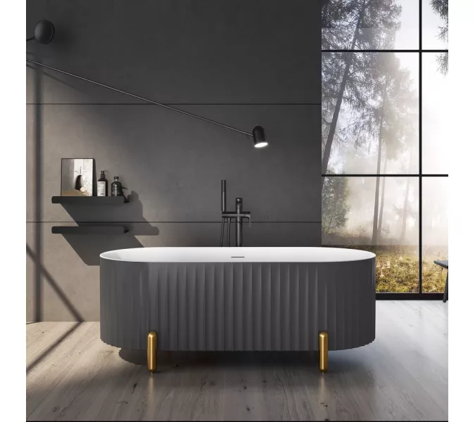 Акриловая ванна Black & White SB310 Grey