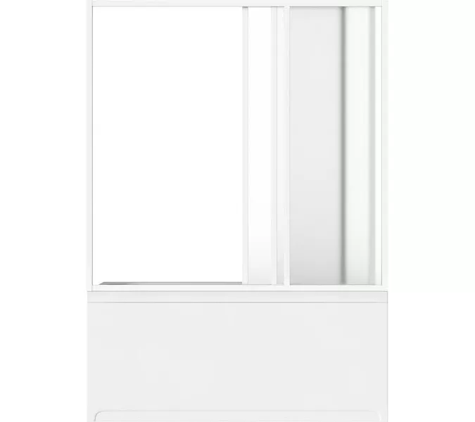 Шторка для ванны BAS Кэмерон 120х145, Цвет стекла: пластик Вотер, изображение 3