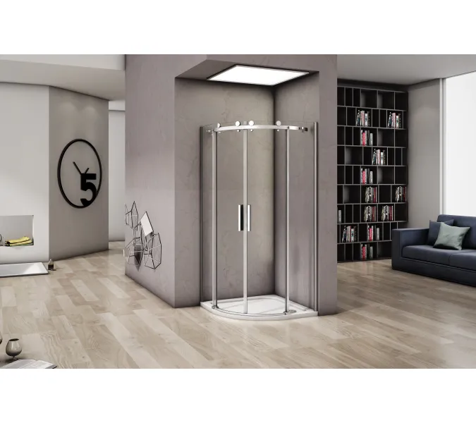 Душевой уголок Good Door ALTAIR R-TD-C-CH прозрачный без поддона, Выбрать размер: 90x90, Цвет стекла: прозрачное, изображение 2