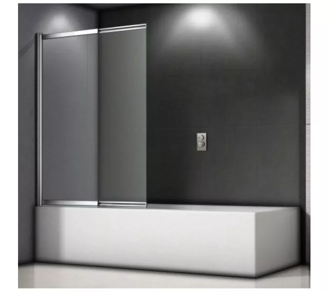 Шторка для ванны Good Door SCREEN SLR высота 140, Выбрать размер: 100, изображение 2