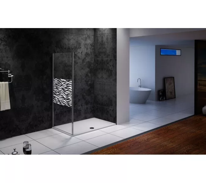 Боковая часть  Good Door ANTARES SP волна, Цвет стекла: волна, Выбрать размер: 80, изображение 2