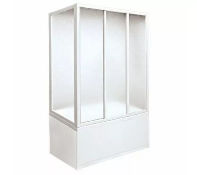 Боковая стенка  75*145 для шторки к  ванне BAS Бриз, стекло грейп, Цвет стекла: пластик, изображение 2