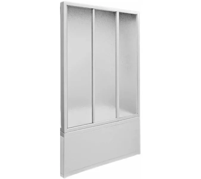 Шторка для ванны BAS Кэмерон 120х145, Цвет стекла: пластик Вотер, изображение 2