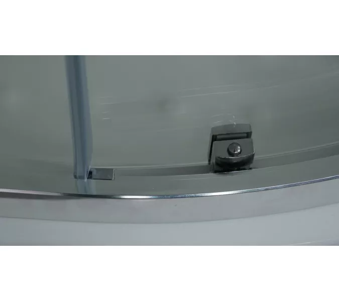 Душевое ограждение TIMO ALTTI четверть круга прозрачное стекло без поддона, Цвет стекла: прозрачное, Выбрать размер: 90х90, изображение 5