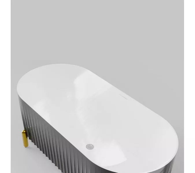 Акриловая ванна Black & White SB310 Grey, изображение 4
