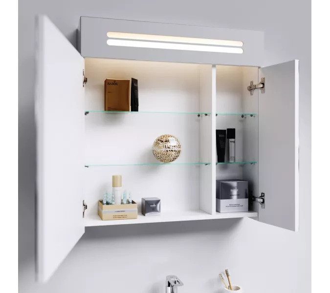 Зеркало-шкаф AQWELLA Нео, Выбрать размер: 60, изображение 2