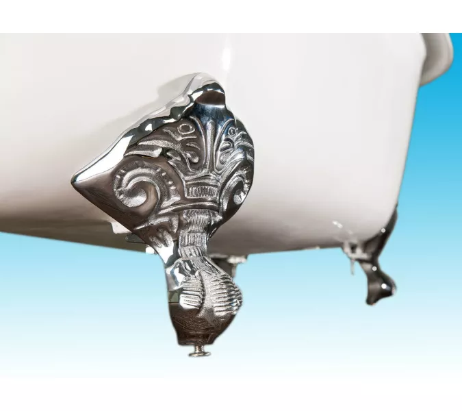 ВАННА чугунная ELEGANSA "GRETTA"  IRON FEET сhrome, изображение 7