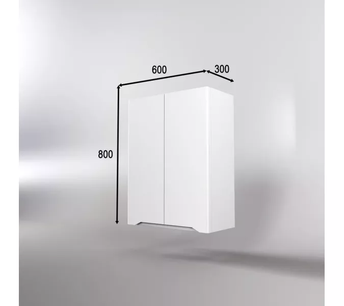 ПШ "Марелла мини 600" Люкс антискрейтч белый матовый, PLUS, Выбрать цвет: Белый матовый, Выбрать размер: 60, изображение 2