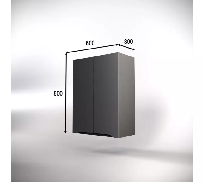 ПШ "Марелла мини 600" Люкс антискрейтч серый, PLUS, Выбрать цвет: Серый, Выбрать размер: 60, изображение 2