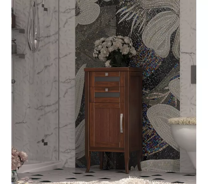 Комод левый OPADIRIS Мираж  светлый орех, Ориентация: Левая, Выбрать цвет: Светлый орех, изображение 2