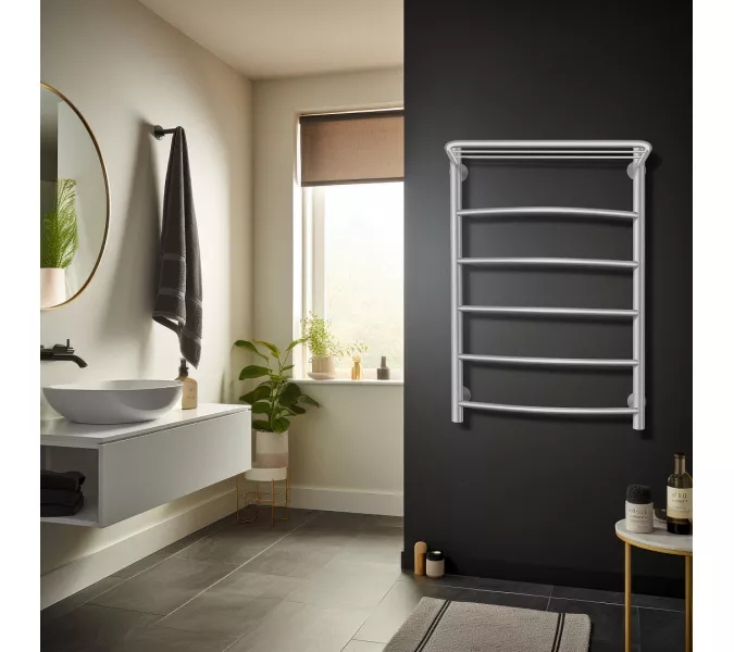 Полотенцесушитель Secado Милан 1 СП с полочкой , водяной, хром, Выбрать размер: 40х60, изображение 3