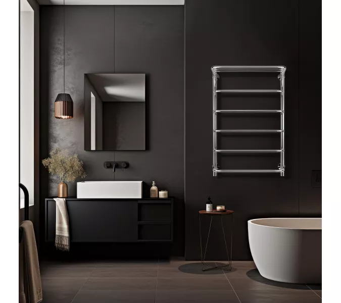 Полотенцесушитель Secado Мерида 1 СП с полочкой, водяной, хром, Выбрать размер: 40х60, изображение 3