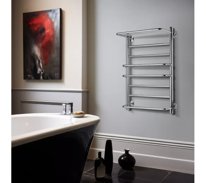 Полотенцесушитель Secado Верона 2 с полочкой водяной, хром, Выбрать размер: 40х60, изображение 3