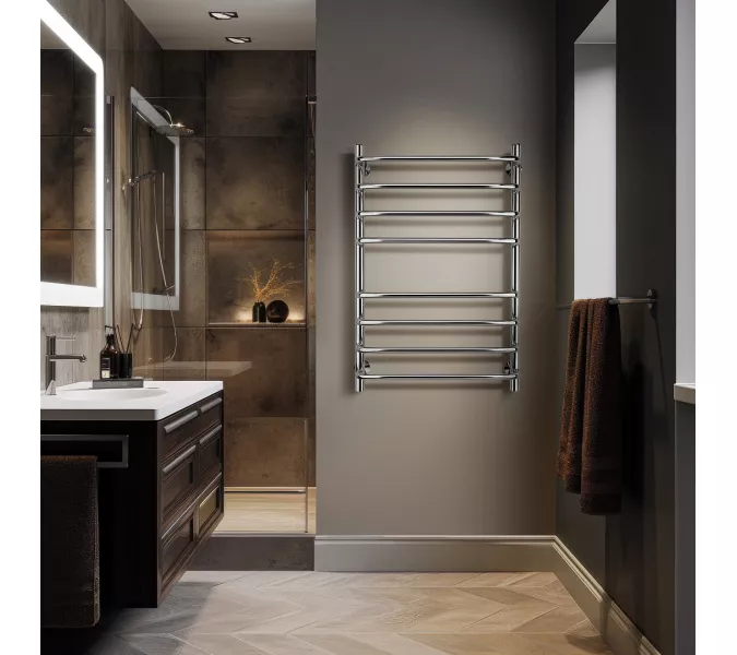 Полотенцесушитель Secado Мерида 4  водяной, хром, Выбрать размер: 40х60, изображение 3