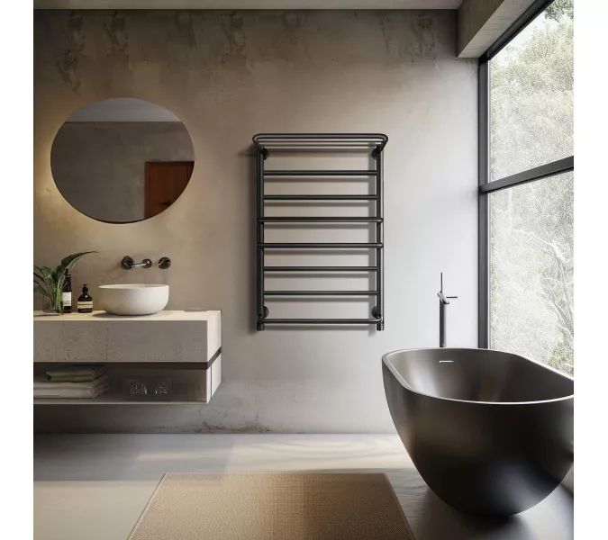 Полотенцесушитель Secado Верона 2 с полочкой водяной, хром, Выбрать размер: 40х60, изображение 5