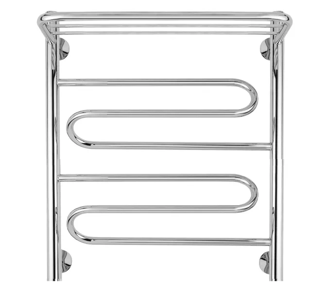 Полотенцесушитель Secado Валенсия 1 СП, с полочкой, водяной, хром, Выбрать размер: 40х60