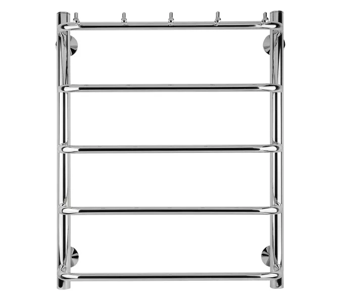 Полотенцесушитель Secado Мерида 1 К с крючками ,водяной, хром, Выбрать размер: 40х60