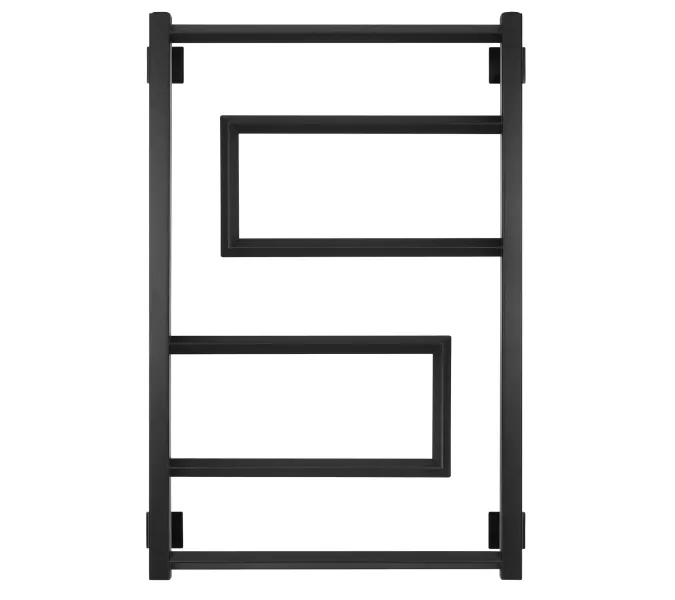 Полотенцесушитель Secado Рабби  водяной, ЧЕРНЫЙ МАТОВЫЙ, Выбрать размер: 40х80