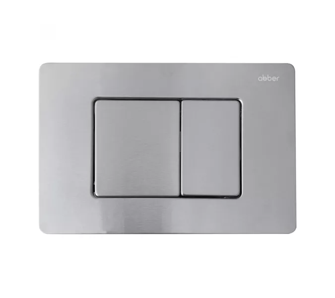 Кнопка смыва ABBER AC0120MCH матовый хром, Выбрать цвет: Хром матовый