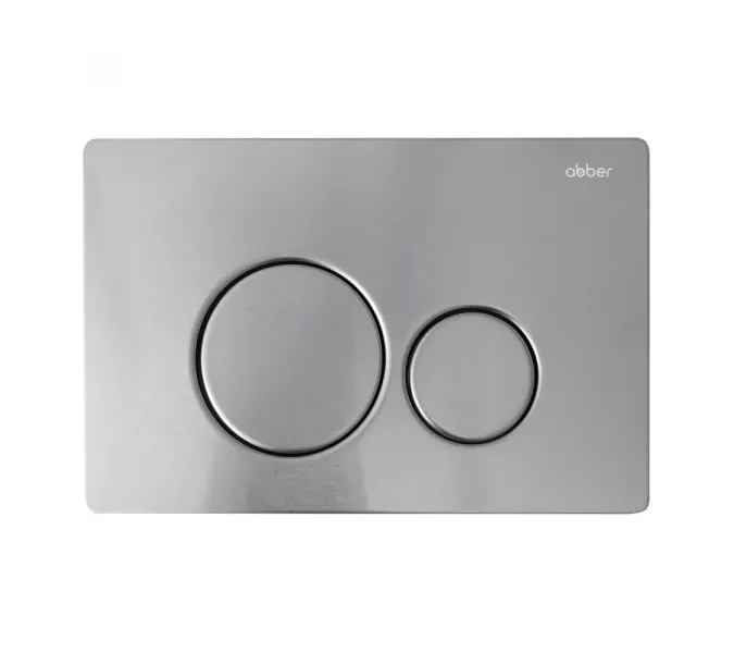 Кнопка смыва ABBER AC0121MCH матовый хром, Выбрать цвет: Хром матовый