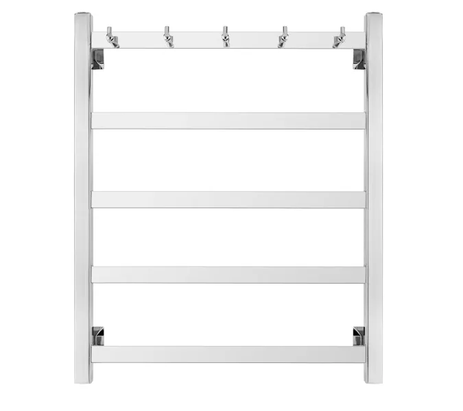 Полотенцесушитель Secado Корсико 1 К ,с крючками, водяной, хром, Выбрать цвет: Хром, Выбрать размер: 40х60