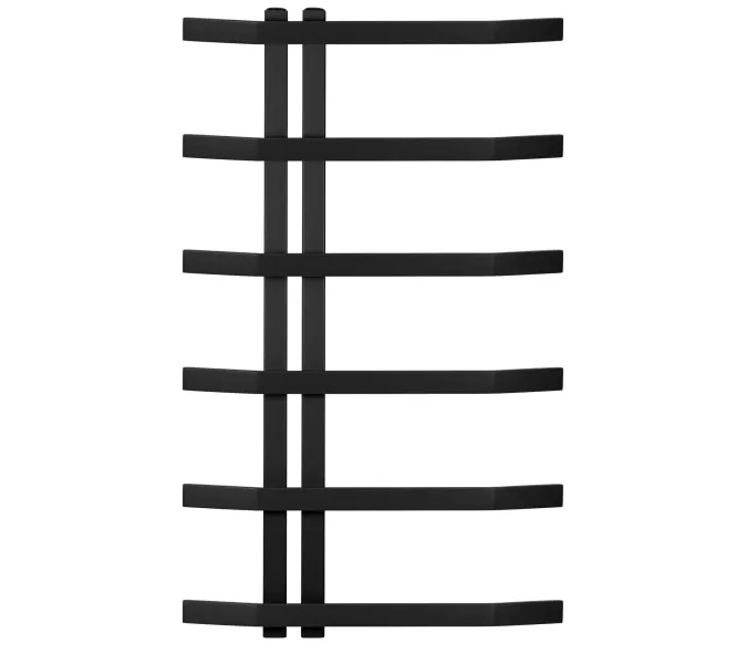 Полотенцесушитель Secado Милето  водяной, ЧЕРНЫЙ МАТОВЫЙ, Выбрать размер: 50х80