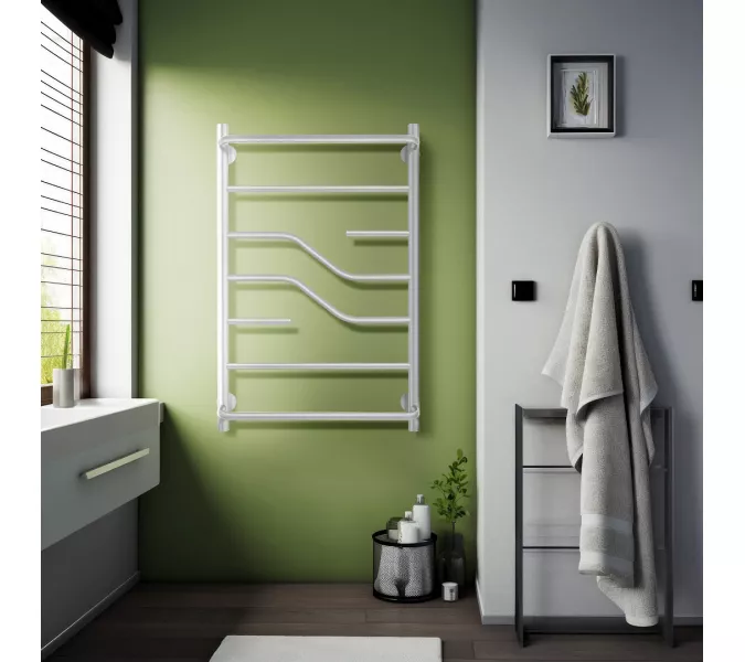 Полотенцесушитель Secado Риволи СП , с полочкой , водяной, хром, Выбрать размер: 40х60, изображение 5