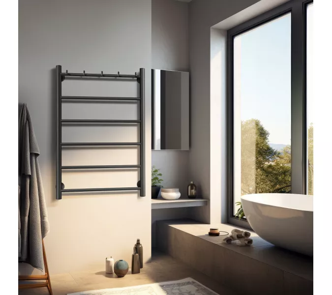 Полотенцесушитель Secado Триада 1 К ,с крючками, водяной, хром, Выбрать размер: 40х60, изображение 3