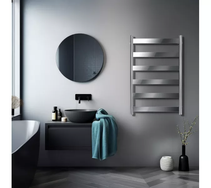 Полотенцесушитель Secado Комано 2 водяной, хром, Выбрать цвет: Хром, Выбрать размер: 40х60, изображение 2