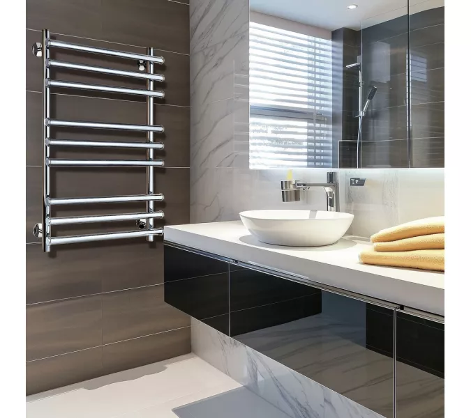 Полотенцесушитель Secado Турин + , водяной, хром, Выбрать размер: 50х60, изображение 4