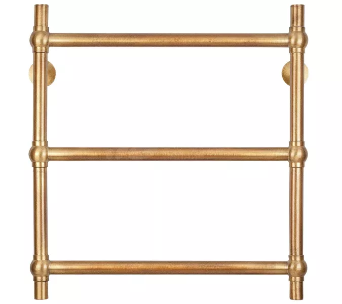 Полотенцесушитель латунный Secado Флоренция 1 водяной, бронза, Выбрать размер: 40х60