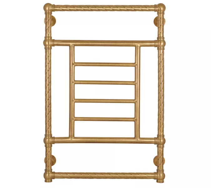 Полотенцесушитель латунный Secado Фалерони 3 Trenza водяной, бронза, Выбрать размер: 50х80