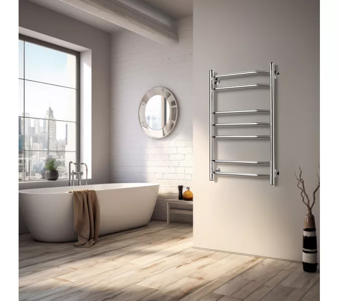 Полотенцесушитель Secado Агата 2  электрический L/R  хром, Выбрать размер: 40х60, Ориентация: левая, изображение 2