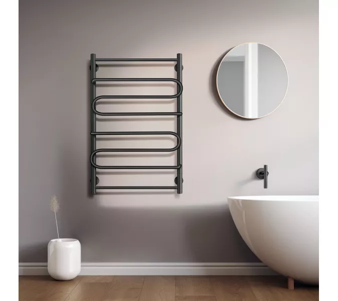 Полотенцесушитель Secado Валенсия 2  электрический L/R  хром, Выбрать размер: 40х60, Ориентация: левая, изображение 3