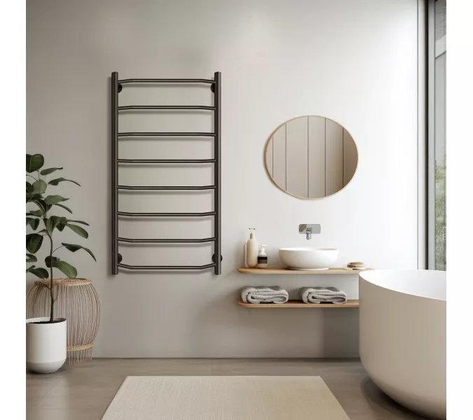 Полотенцесушитель Secado Агата 1  электрический L/R хром, Выбрать размер: 40х60, Ориентация: левая, изображение 4