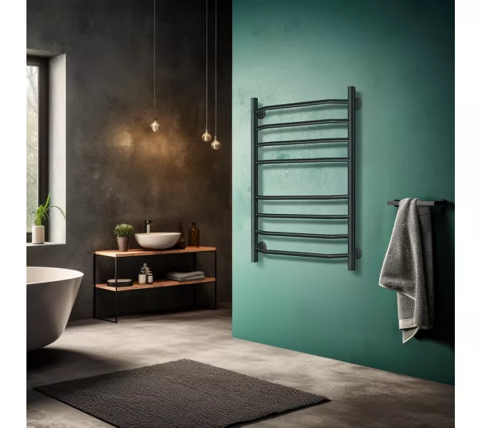 Полотенцесушитель Secado Агата 4  электрический L/R  хром, Выбрать размер: 40х60, Ориентация: левая, изображение 4