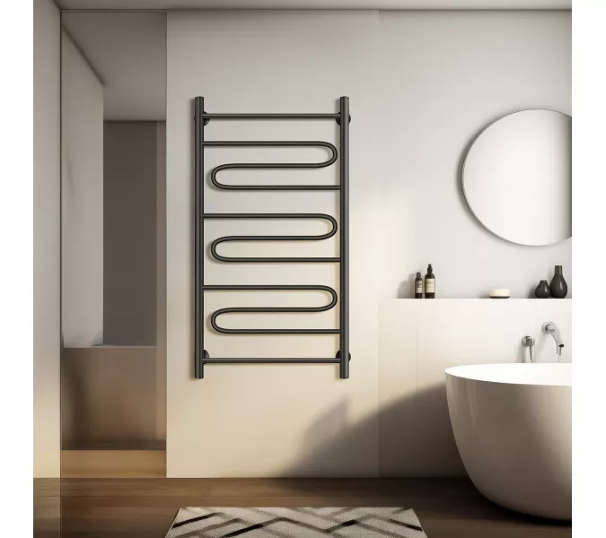 Полотенцесушитель Secado Валенсия 1  электрический L/R хром, Выбрать размер: 40х60, Ориентация: левая, изображение 4