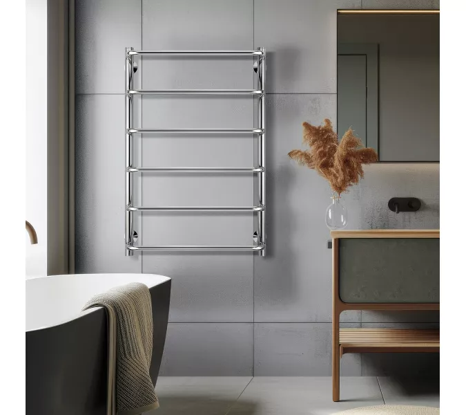 Полотенцесушитель Secado Мерида 1  электрический L/R хром, Выбрать размер: 40х60, Ориентация: левая, изображение 3