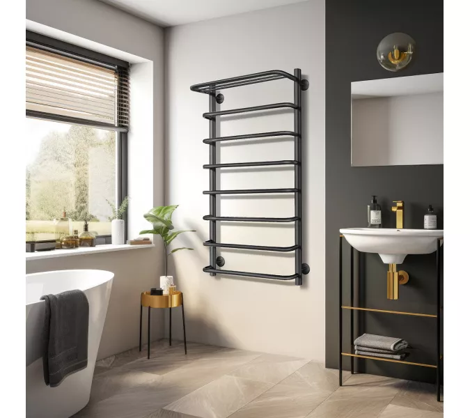 Полотенцесушитель Secado Мерида 1 СП , с полочкой, электрический L/R хром, Выбрать размер: 40х60, Ориентация: левая, изображение 3