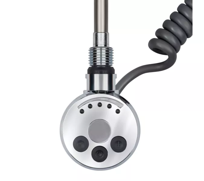 Полотенцесушитель Secado Милан 1 КСП , с крючками и полочкой,  электрический L/R хром, Выбрать размер: 40х60, Ориентация: левая, изображение 4