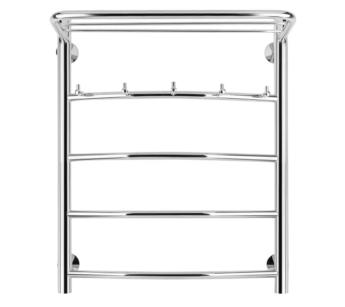 Полотенцесушитель Secado Милан 1 КСП , с крючками и полочкой,  электрический L/R хром, Выбрать размер: 40х60, Ориентация: левая