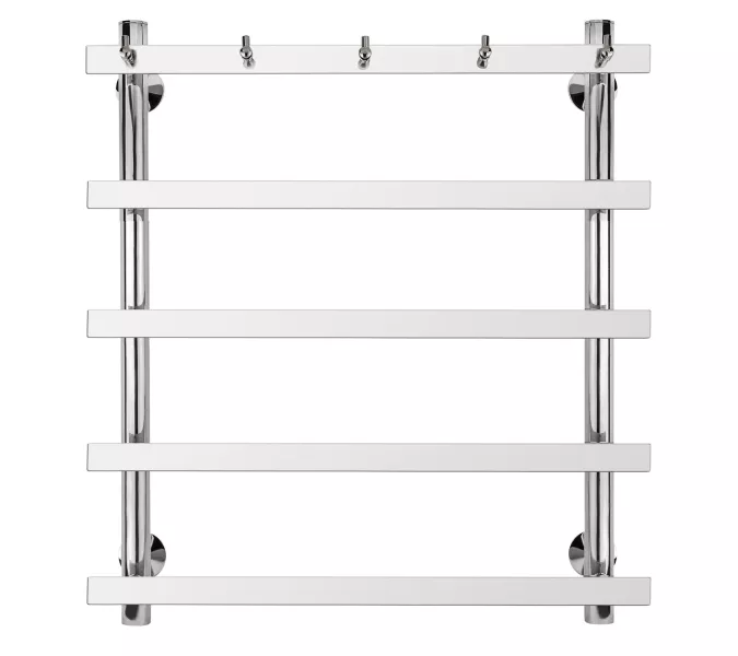 Полотенцесушитель Secado Понтида 1 К , с крючками, электрический L/R хром, Выбрать размер: 50х60, Ориентация: левая