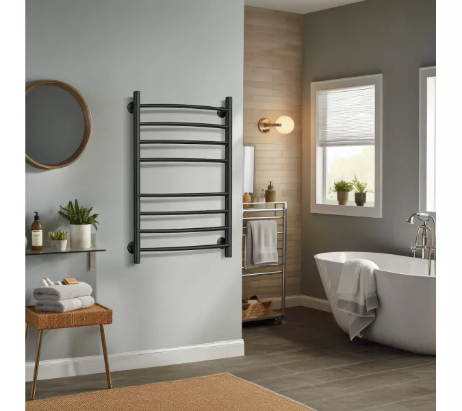 Полотенцесушитель Secado Милан 4  электрический L/R  хром, Выбрать размер: 40х60, Ориентация: левая, изображение 2