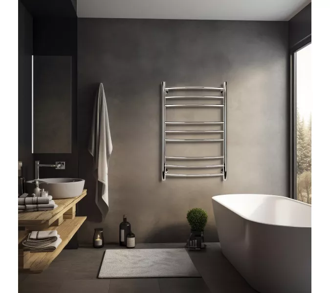 Полотенцесушитель Secado Милан 3  электрический L/R  хром, Выбрать размер: 40х60, Ориентация: левая, изображение 2